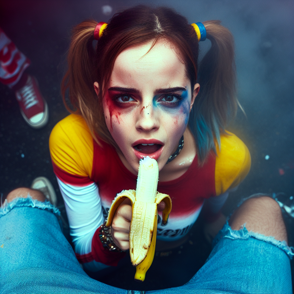 HVWVJjru Emma Watson as Harley Quinn banana gens 13.png